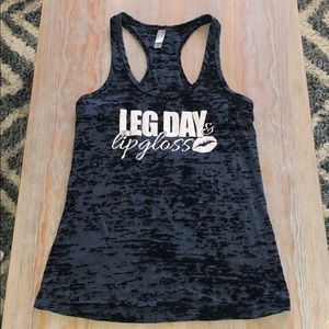 Leg Day and Lip Gloss Tank